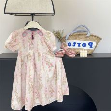 批发<b class='q'>女</b><b class='q'>童</b>连衣裙夏装新款儿童甜美碎花裙洋气时尚长裙中大童法式公主裙