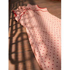 批发2026年红色波点<b class='q'>旗袍</b>新中式无袖改良年轻款少女高级感国风百搭日常