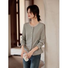 批发实拍 T恤<b class='q'>女长袖</b>2026春装新款洋气韩版宽松体恤衫简约设计感上衣