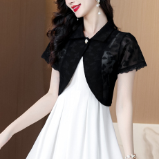 批发<b class='q'>夏</b>季新款女短袖小衫吊带连衣裙外搭坎肩罩衫