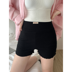 批发实拍时尚简约条纹防走光打底裤2025夏季新款韩版修身显瘦<b class='q'>塑</b><b class='q'>身</b>短裤