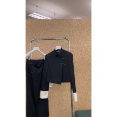 批发新款品牌尾单剪标国风新中式中山装西服外套两件套装复古