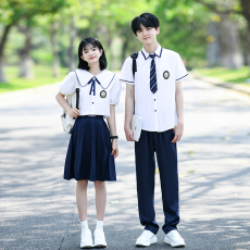 批发大量  情侣装短袖初高中生运动会学院风学生<b class='q'>班</b><b class='q'>服</b><b class='q'>定制</b>套装