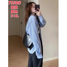 批发条纹<b class='q'>长袖</b>秋冬<b class='q'>衬衫</b>女今年独特漂亮小衫<b class='q'>衬衣</b>上衣外套气质春季2026年