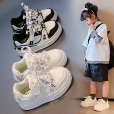 批发<b class='q'>韩版</b>儿童运动鞋春秋新款女<b class='q'>童鞋</b>子时尚板鞋男童透气跑步鞋小白鞋