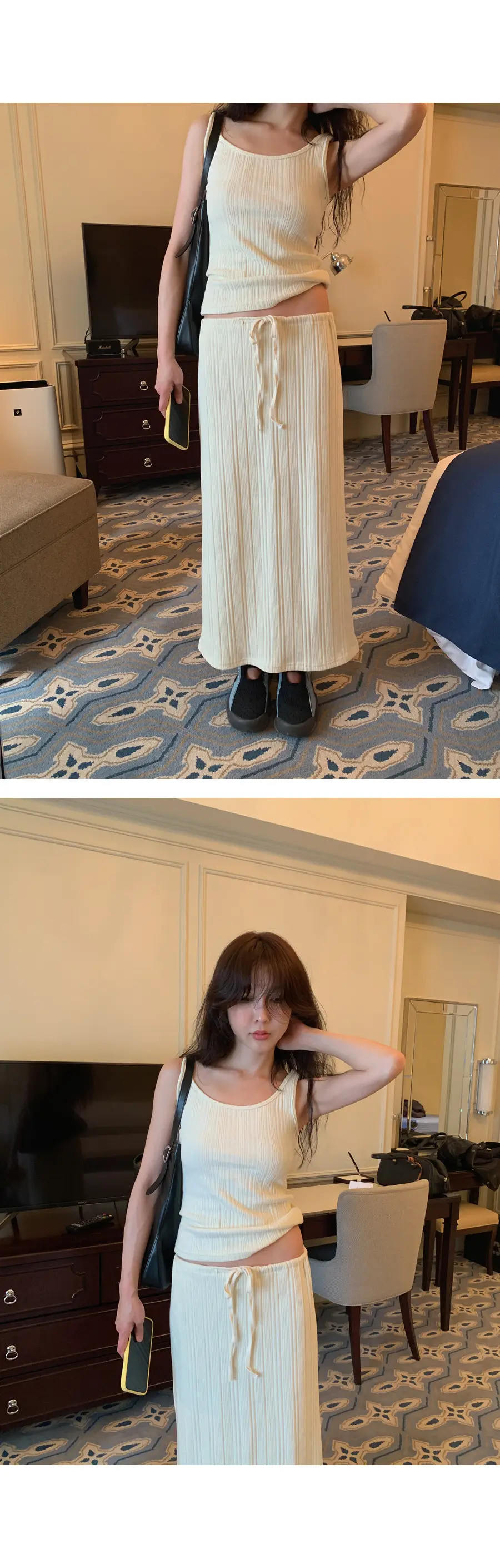 인스 스타일 헤링본 셋업 세트 상세 이미지 19