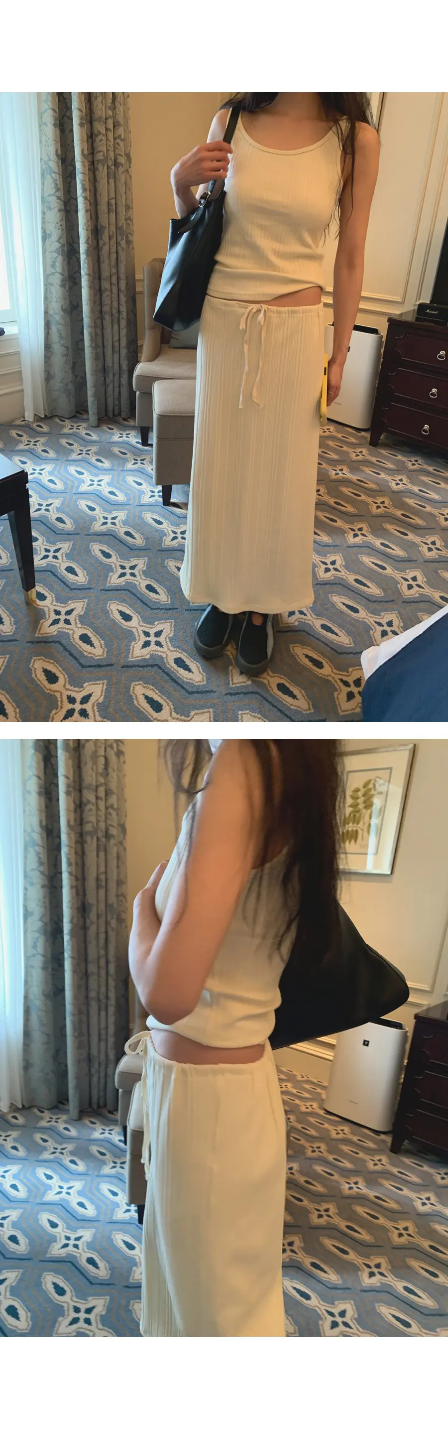 인스 스타일 헤링본 셋업 세트 상세 이미지 23