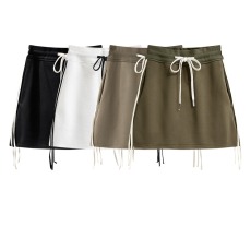 批发华棉纯棉复合牛奶丝加内里原版做法~高腰a字裙防走光休闲<b class='q'>运动包</b>臀