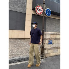 批发刺绣暗纹短袖t恤男女夏季百搭休闲衣服新中式国风潮半袖上衣