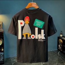 批发纯棉新款潮流圆领短袖男士t恤沙雕表情包学生衣服休闲运动T<b class='q'>上衣</b>服