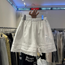 批发白色<b class='q'>蕾丝</b>花边休闲<b class='q'>短裤</b>女夏季薄款宽松小个子百搭a字阔腿裤