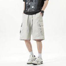 实拍2026夏季新款休闲五分裤男宽松薄款凉感大口袋工装裤男士短裤
