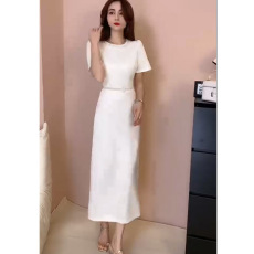 批发时尚网红名媛气质女神范御姐收腰包臀长裙显瘦连衣裙