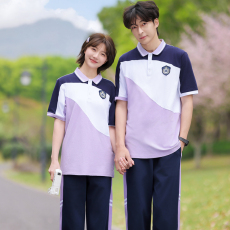 批发实拍情侣装短袖初高中生运动会学院风学生<b class='q'>班</b><b class='q'>服</b><b class='q'>定制</b>套装