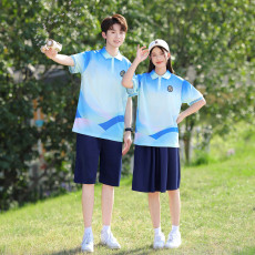 批发实拍2025新款班服<b class='q'>春</b>夏运动会服夏季短袖速干中小学生校服套装
