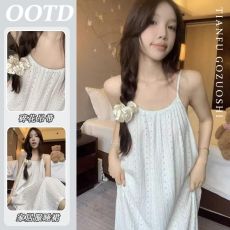 批发优质面料可外穿ins碎花睡衣吊带睡裙女款2025新款夏款高级感