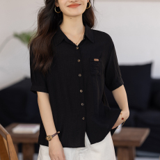 批发限价+12+小视频 中长款遮屁股<b class='q'>衬衫</b>女夏款2026新款高级感<b class='q'>衬衣</b>上衣