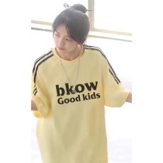 批发小红书原版<b class='q'>特价</b>（200克精梳紧密）抖音爆款三杠条纹纯棉T恤