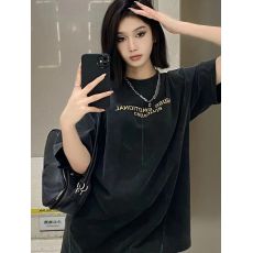 批发小红书原版<b class='q'>特价</b>（220克精梳紧密赛洛）水洗黑做旧抖音纯棉短袖t恤