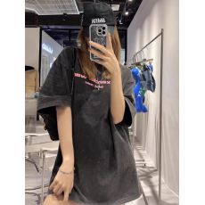 批发小红书原版<b class='q'>特价</b>（220克精梳紧密赛洛）水洗黑做旧抖音纯棉短袖t恤