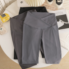 批发孕妇<b class='q'>打底裤</b>夏季薄款短裤女外穿鲨鱼裤瑜伽裤子五分中裤安全裤夏装