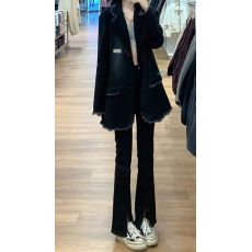 批发西装外套女2025年新款小香风春夏休闲百搭日式设计感小众<b class='q'>牛仔</b>大衣