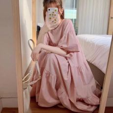 批发孕妇装夏装套装夏天长裙子韩版<b class='q'>欧美</b>风夏季辣妈时尚大码孕妇连衣裙