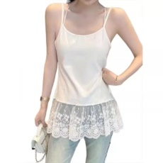 批发<b class='q'>蕾丝</b>拼接吊带背心女内搭2026春秋叠穿无袖外穿<b class='q'>打底衫</b>上衣百搭新款