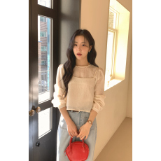 批发chic小众韩版透视小衫<b class='q'>吊带</b><b class='q'>背心</b>独特长袖上衣两件套