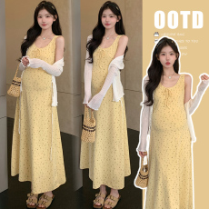 批发2026春夏新款紧身高弹<b class='q'>莫代尔</b>棉背心裙+冰丝开衫两件套