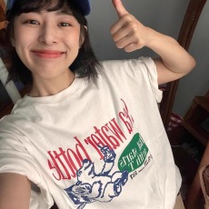 批发<b class='q'>官</b>图 21支纯棉210克100%棉<b class='q'>韩国</b>小众北极熊印花短袖T恤女