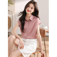 批发实拍职业通勤<b class='q'>衬衫</b>女2026年夏季新款长袖真丝气质<b class='q'>衬衣</b>小个子<b class='q'>衬衣</b>