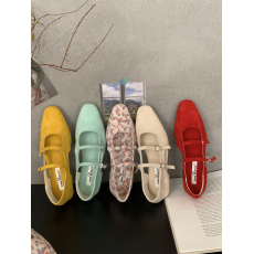 批发法式复古玛丽珍女2025春季新款一字扣带镂空平底<b class='q'>芭蕾舞</b>单鞋配<b class='q'>裙</b>子