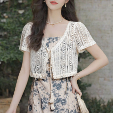 批发已出货<b class='q'>蕾丝</b>镂空防晒开衫上衣女2026夏季薄款外搭的<b class='q'>小</b><b class='q'>披肩</b>短款外套