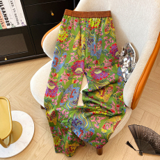 批发[凤凰连枝-裤子] 新国风 新中式时尚气质休闲裤