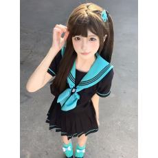 批发【青本绘】JK水手服日系校供水手服jk<b class='q'>制服</b>裙短袖基础款学院风套装