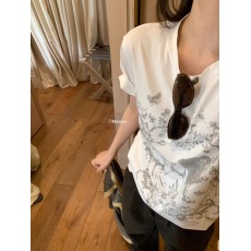 批发官图 21支纯棉210克100%棉短袖T恤女宽松<b class='q'>大码</b>印花