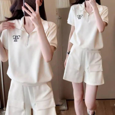 批发时尚休闲运动服套装女 夏装<b class='q'>新款</b>爆款洋气小个子短袖<b class='q'>短裤</b>两件套