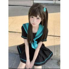 批发现货青本绘JK水手服日系校供水手服jk<b class='q'>制服</b>裙短袖基础款学院风套装