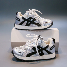 批发爆款单网透气运动鞋2025年夏季新款时尚<b class='q'>百搭</b>男宝宝休闲鞋女童单鞋