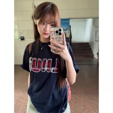 批发官图 21支纯棉210克100%棉美式复古短袖女<b class='q'>潮牌</b><b class='q'>t</b><b class='q'>恤</b>小众