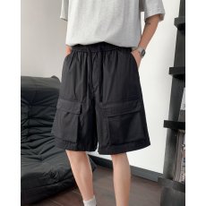 批发<b class='q'>日系</b><b class='q'>复古</b>机能工装短裤青少年夏季2025新款户外立体大多口袋五分裤