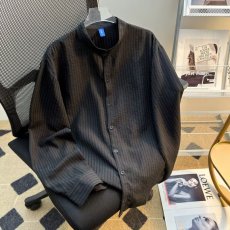 批发新款无品牌ins2025春季新款中式国风棉麻衬衫男装休闲简约上衣
