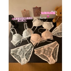 批发实拍实价 <b class='q'>日系</b>性感蕾丝内衣小胸聚拢轻薄网纱透气<b class='q'>文胸</b>内裤<b class='q'>套装</b>