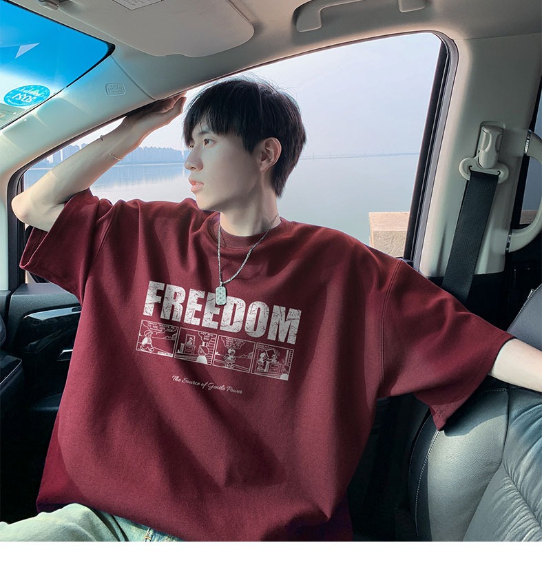 반팔 티셔츠 소년 여름 조수 브랜드 루즈핏 순면 옷 2025 년 새로운 아메리칸 동정