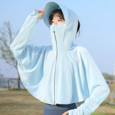 批发<b class='q'>防晒衣</b>女2025夏季新款短款披肩长袖<b class='q'>防晒服</b><b class='q'>电动车</b>防紫外线薄款透气
