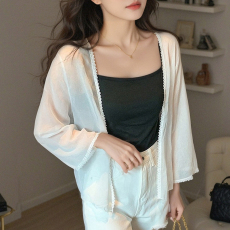 批发已出货<b class='q'>小</b><b class='q'>披肩</b>外套女2026春夏新款<b class='q'>小</b>坎肩百搭防晒超薄短款外搭开衫