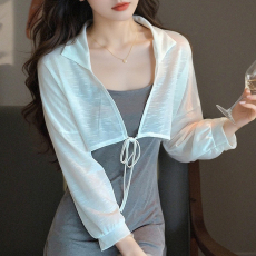 批发已出货小披肩外套女2026春夏新款坎肩百搭防晒衣超薄短款外搭开衫