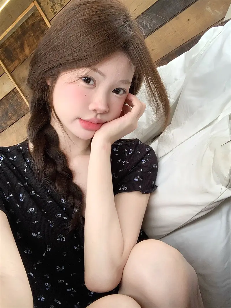 한국 스타일 소프트 브라 패드 홈웨어 세트 상세 이미지 8