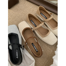 批发玛丽珍女鞋2025新款女款法式晚风鞋子温柔单鞋平底小皮鞋女奶奶鞋